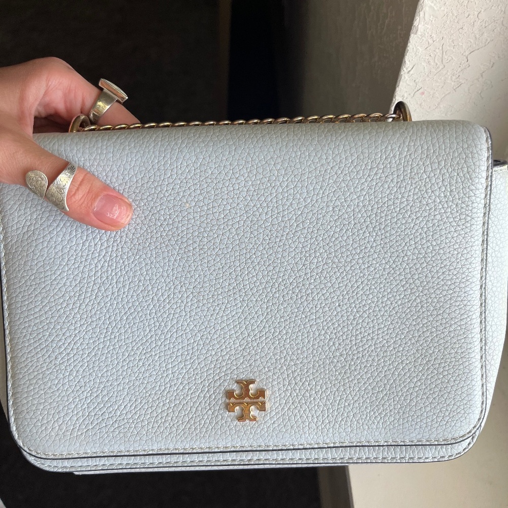 Tory Burch Baby Blue/Grey Bag